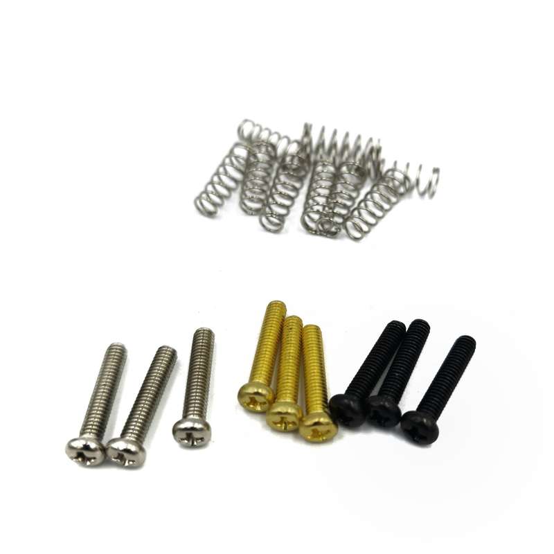 Telecaster Bridge Pickup Screws and Springs - Set of 3