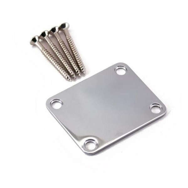 Guitar neck joint plate with screws (Standard Size - No Gasket)
