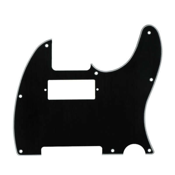 Black 3ply Mini Humbucker Tele Style Pickguard