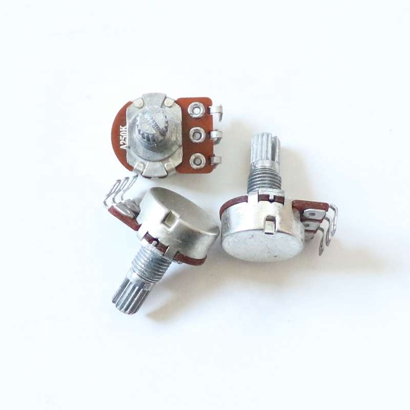 B250K Linear 15mm Shaft (split) Mini Size Potentiometer