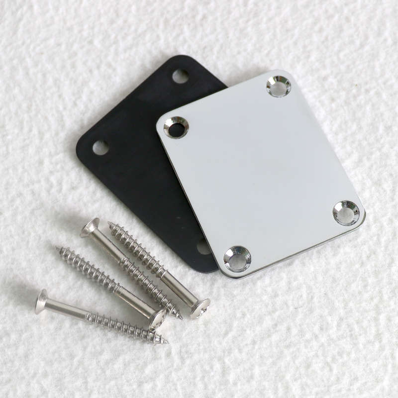 Guitar neck joint plate with screws &amp; gasket (Standard Size)