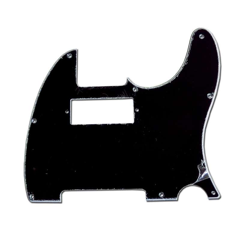 Black 3ply Mini Humbucker Tele Style Pickguard