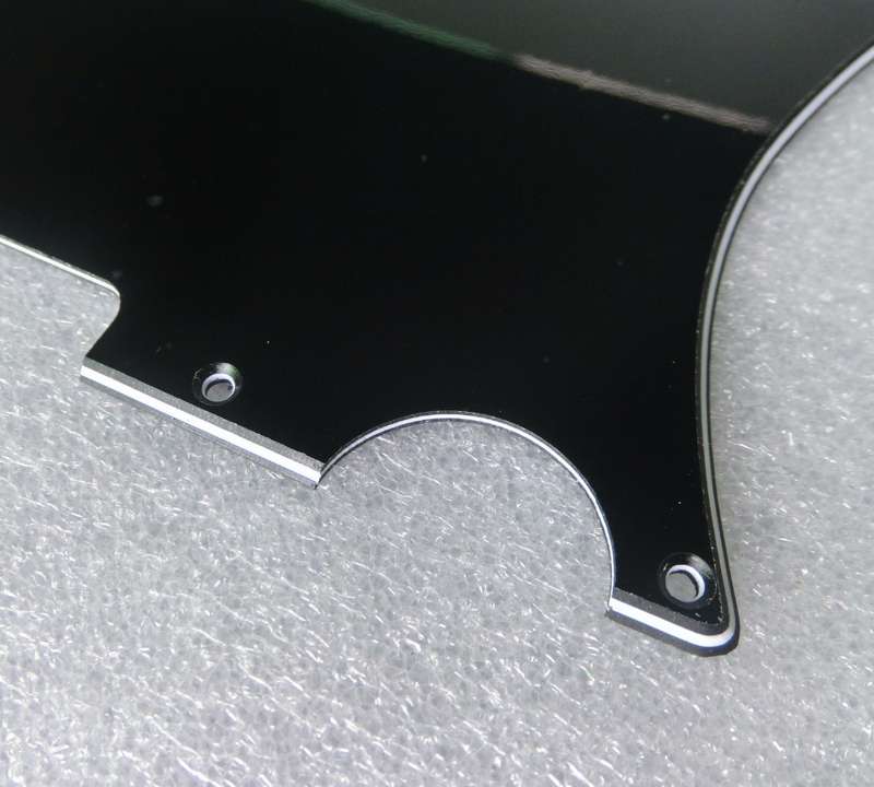 Black 3ply P90 Tele Style Pickguard