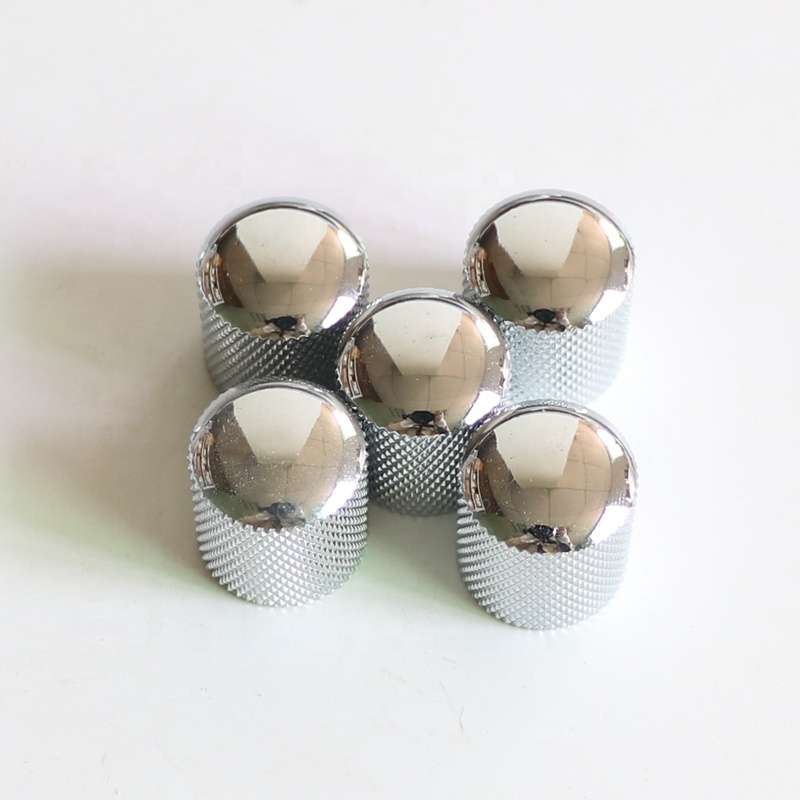 Chrome Metal Knob - Push On (single)