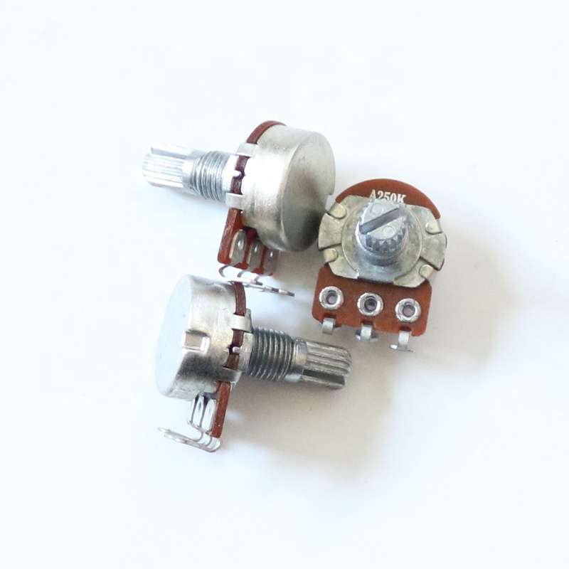 B250K Linear 15mm Shaft (split) Mini Size Potentiometer