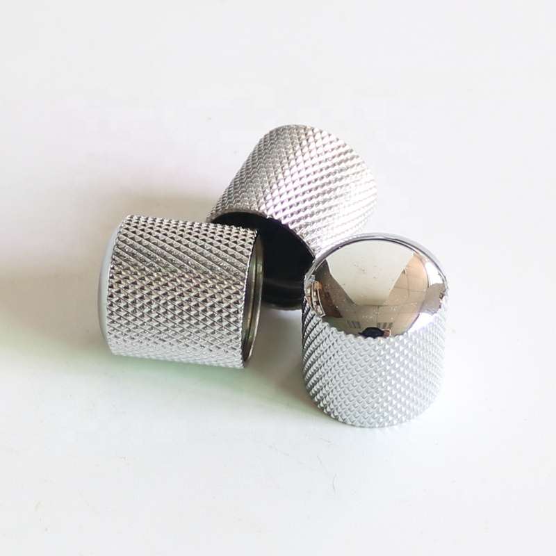 Chrome Metal Knob - Push On (single)