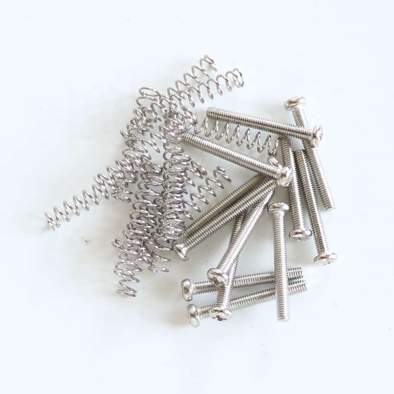 2.5mm USA Humbucker Pickup Screw & Spring - Set of 2