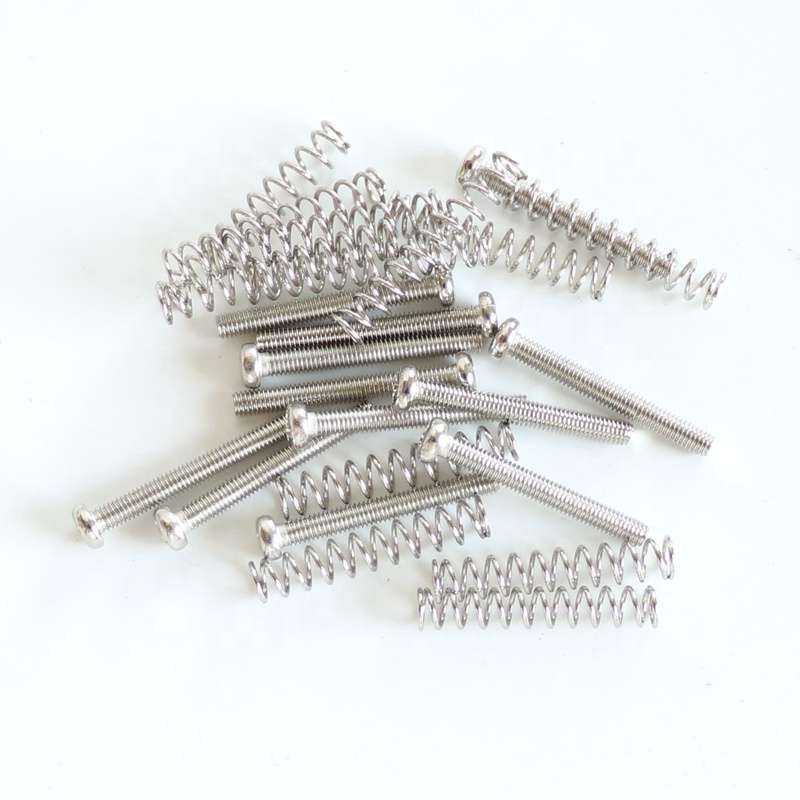 2.5mm USA Humbucker Pickup Screw & Spring - Set of 2