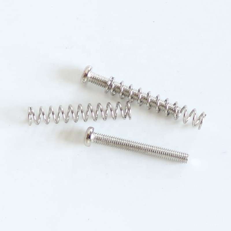 2.5mm USA Humbucker Pickup Screw & Spring - Set of 2