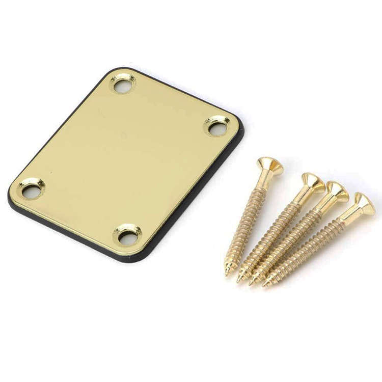Guitar neck joint plate with screws &amp; gasket (Standard Size)