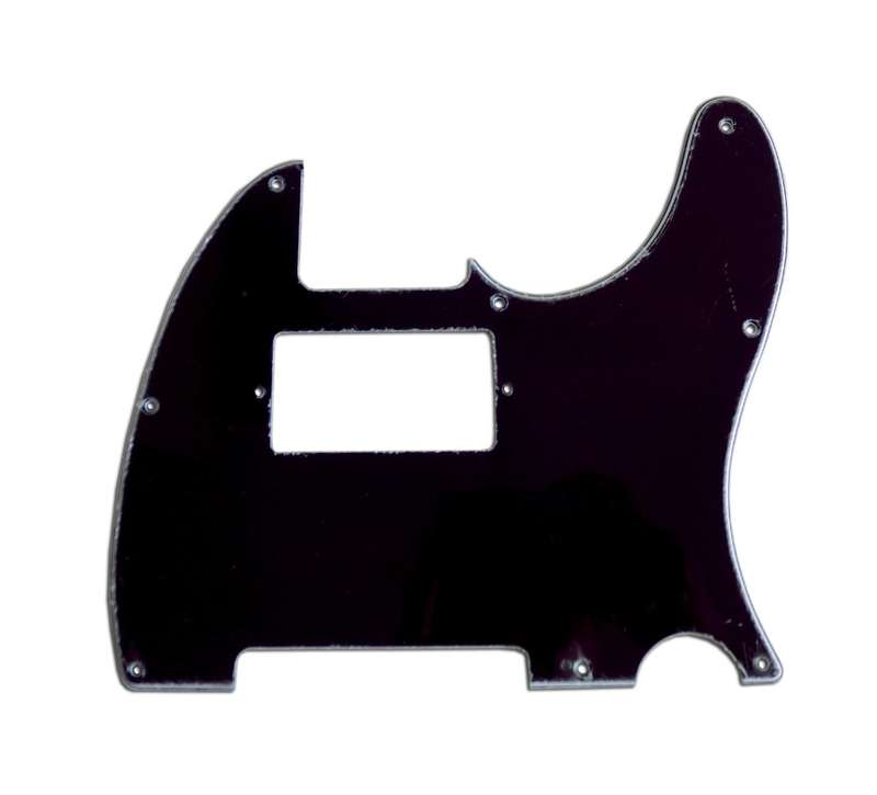 Black 3ply Humbucker Tele Style Pickguard