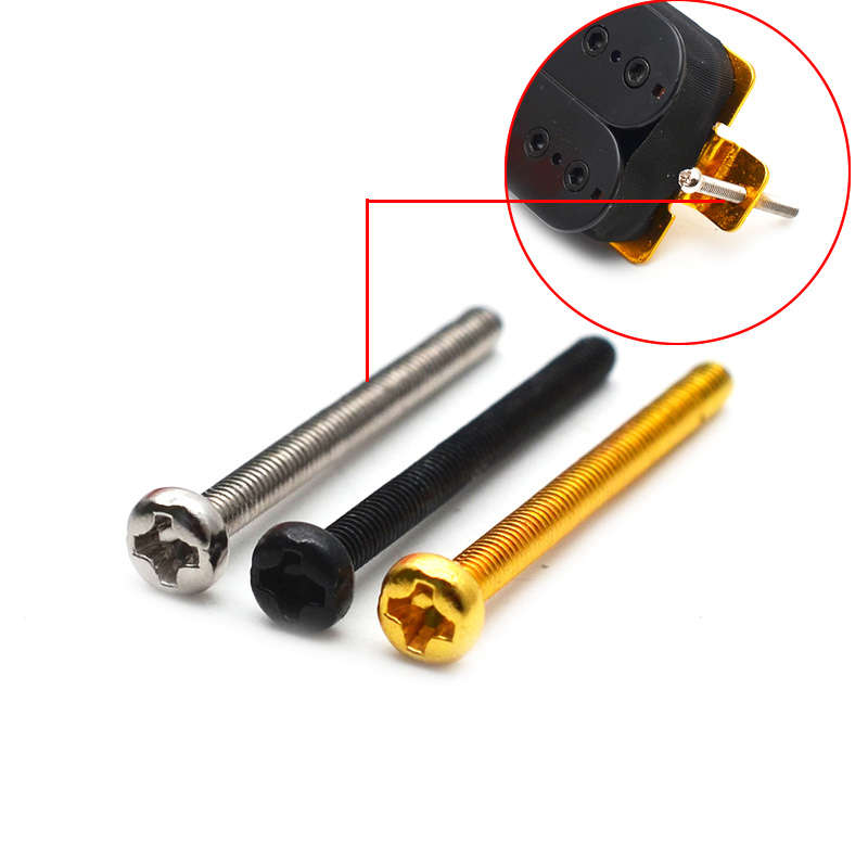 2.5mm USA Humbucker Pickup Screw & Spring - Set of 2