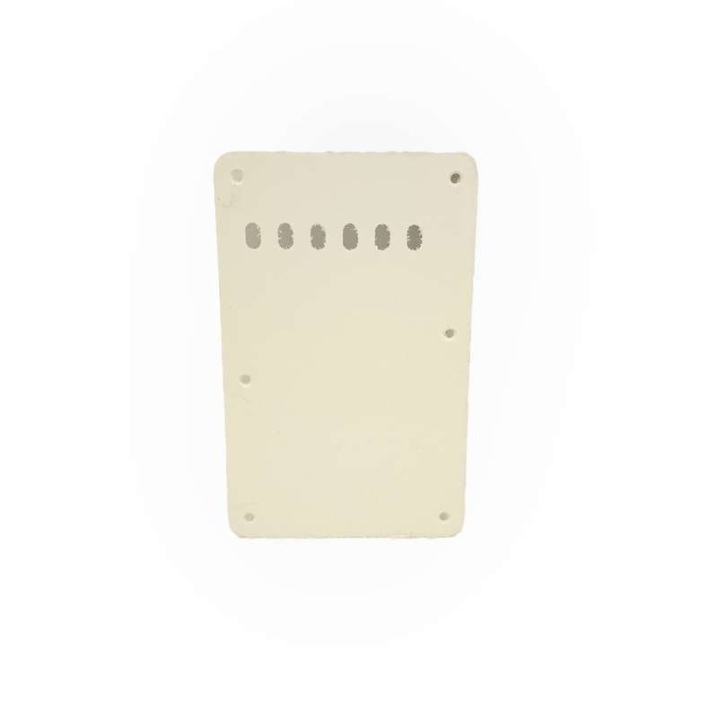 1ply Vintage White Guitar Tremolo Cavity Cover Strat Style