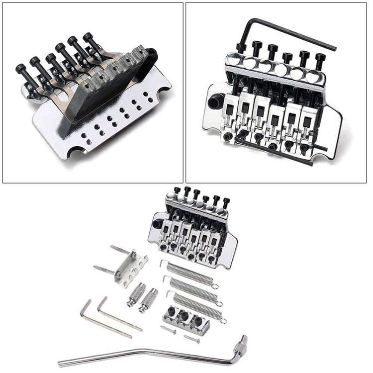 Floyd Rose Style Guitar Tremolo Bridge System Chrome