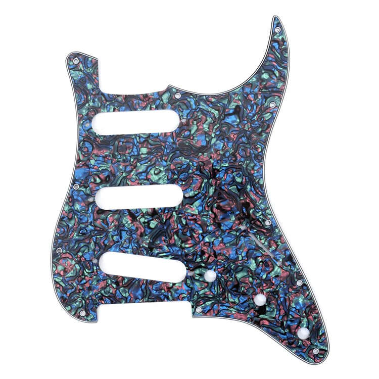 S/S/S Abalone Pearl 3ply Strat Style Pickguard
