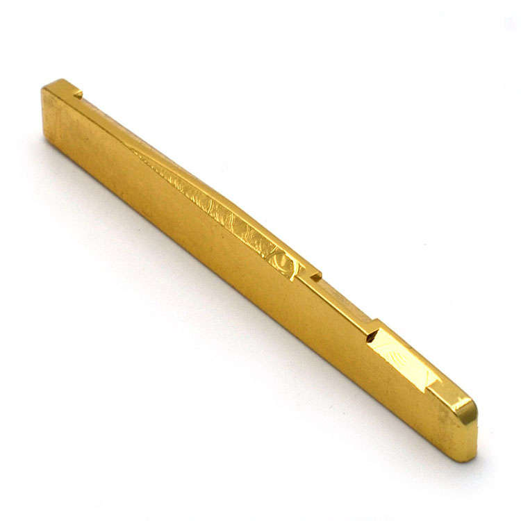 Acoustic Guitar Gold Saddle 76mm