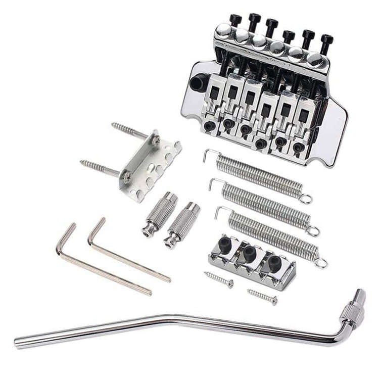 Floyd Rose Style Guitar Tremolo Bridge System Chrome