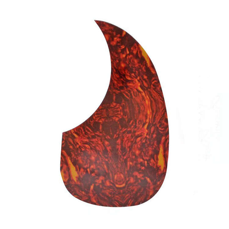 Red Tortoiseshell Acoustic Guitar Pickguard