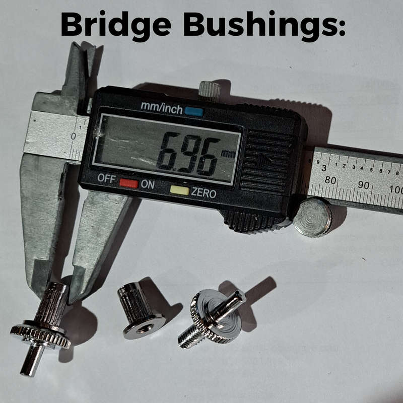 Tune-o-matic Bridge Complete with Roller Saddles