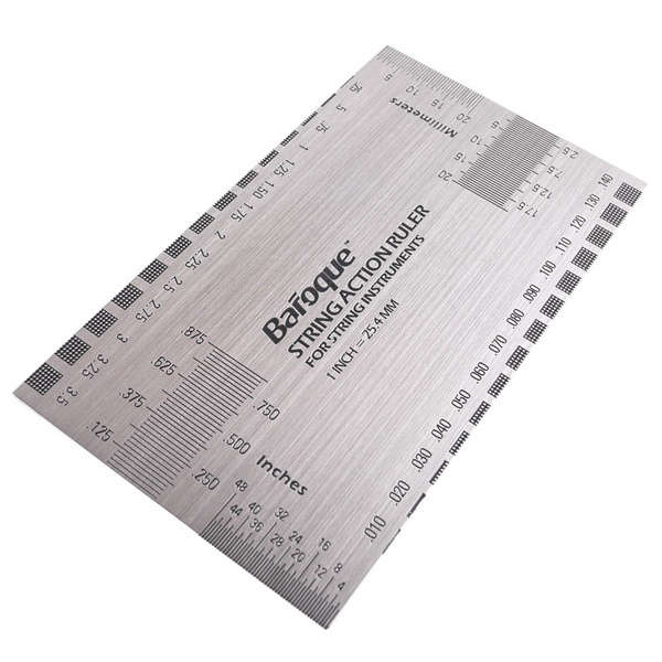 Baroque String Action Ruler - Stainless Steel