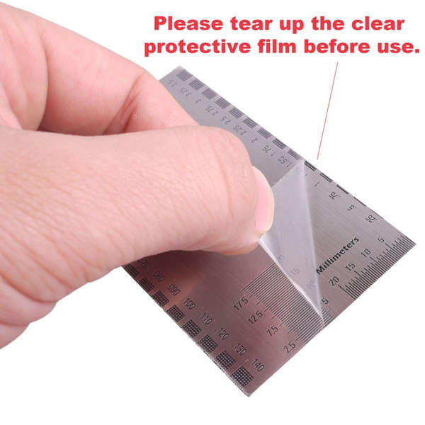 Baroque String Action Ruler - Stainless Steel