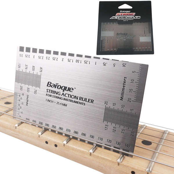 Baroque String Action Ruler - Stainless Steel