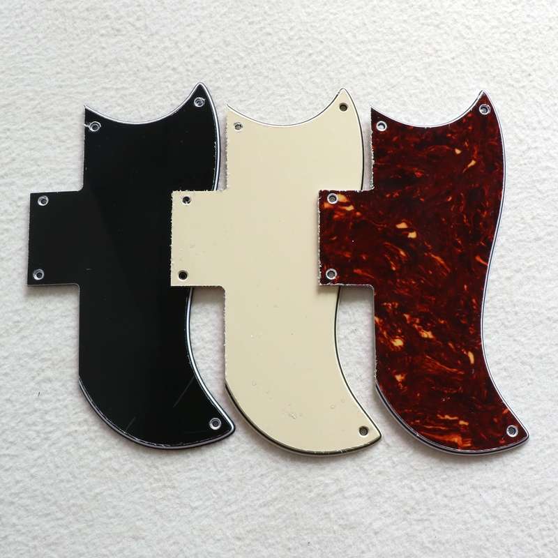 Brown Tortoise 1/2 size SG guitar pickguard 