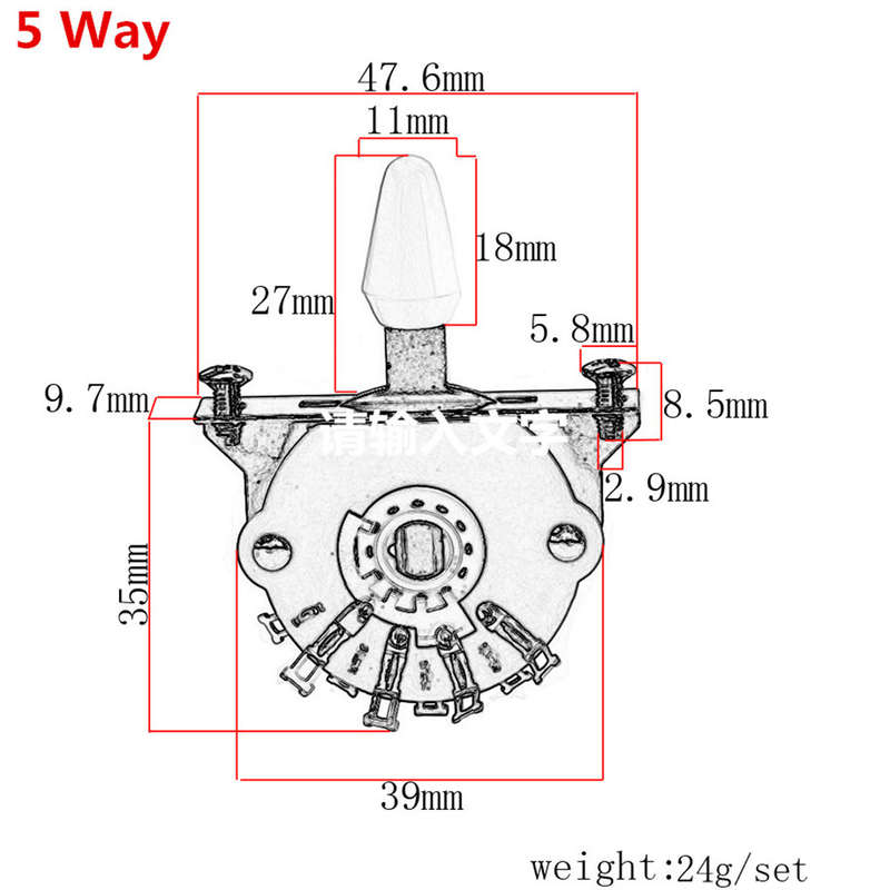 Selector Switch Screws - Set of 2