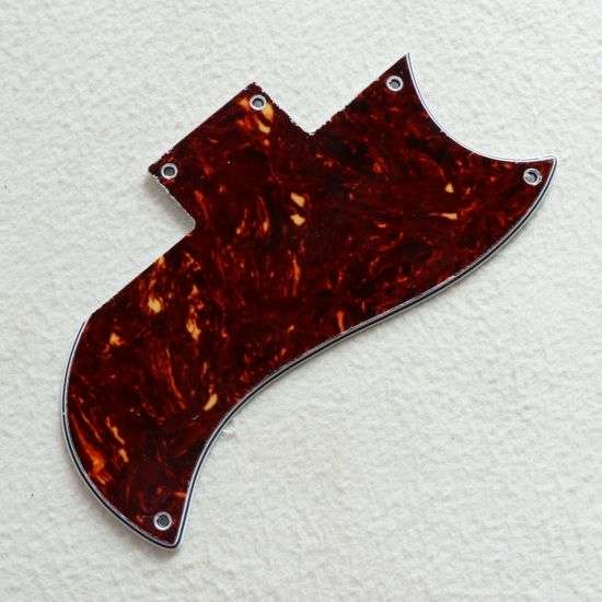 Brown Tortoise 1/2 size SG guitar pickguard 