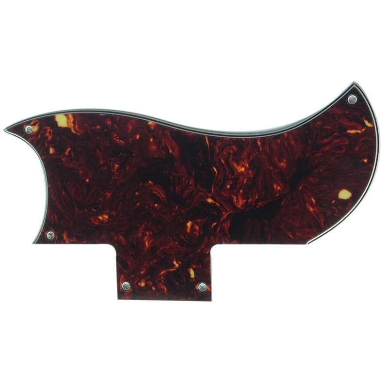 Brown Tortoise 1/2 size SG guitar pickguard 