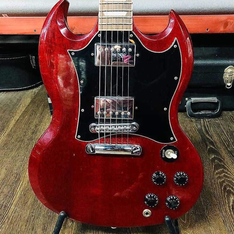 Black Full size SG guitar pickguard 