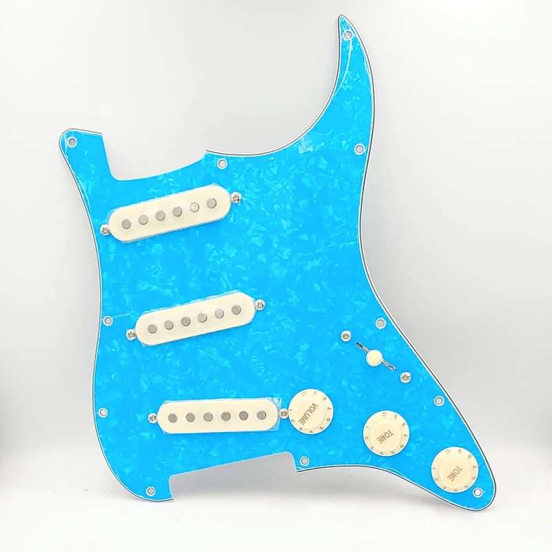 Build Your Own Loaded Prewired Pickguard with Alnico Single Coil Pickups (S/S/S)