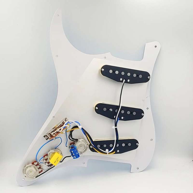 Build Your Own Loaded Prewired Pickguard with Alnico Single Coil Pickups (S/S/S)