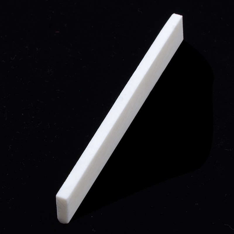 Ox Bone Blank Saddle for Guitars (80mm)
