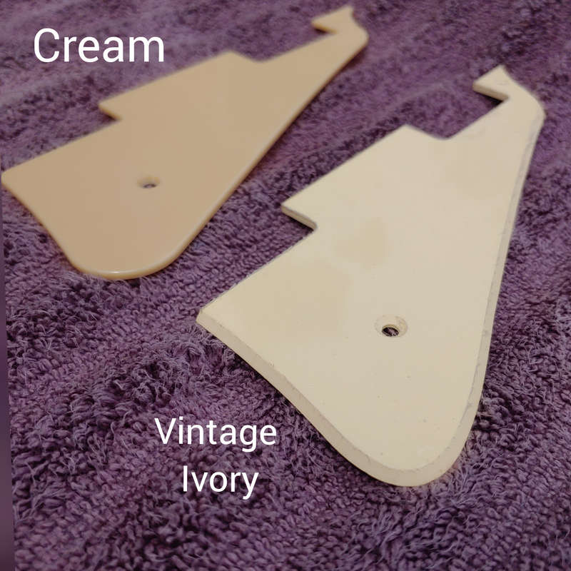 Cream Les Paul Pickguard 1ply