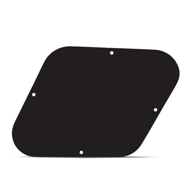 Black Les Paul Back Cover Plate