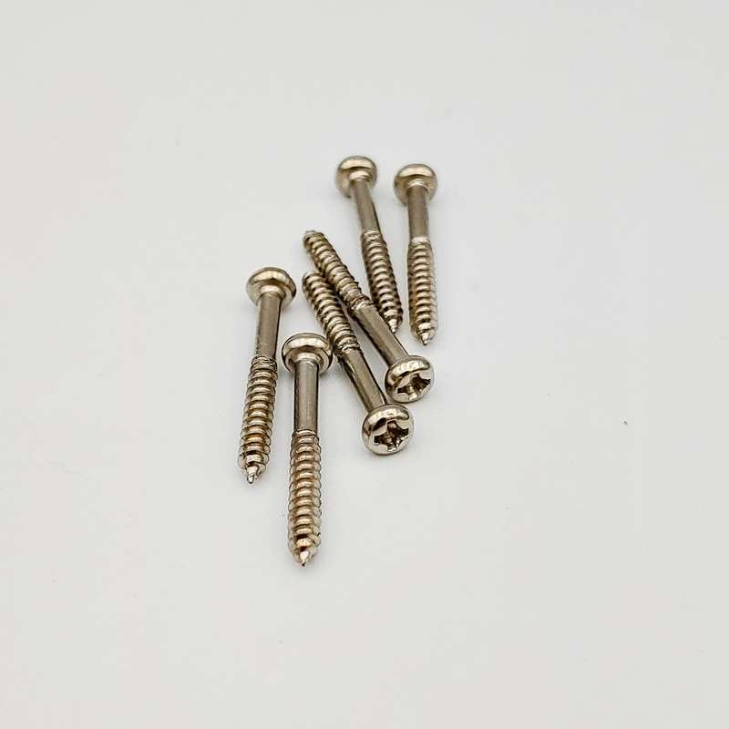 Guitar Bridge Screws for 6 point bridge - Set of 6 (Vintage)