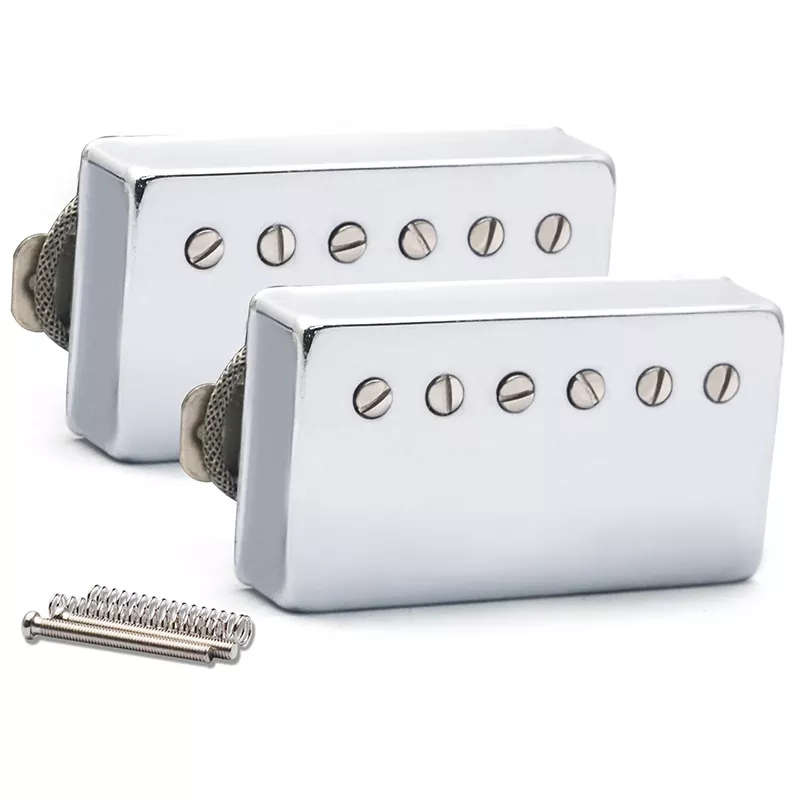 Chrome Karman AlNiCo 2 Humbucker Guitar Pickup (Single)