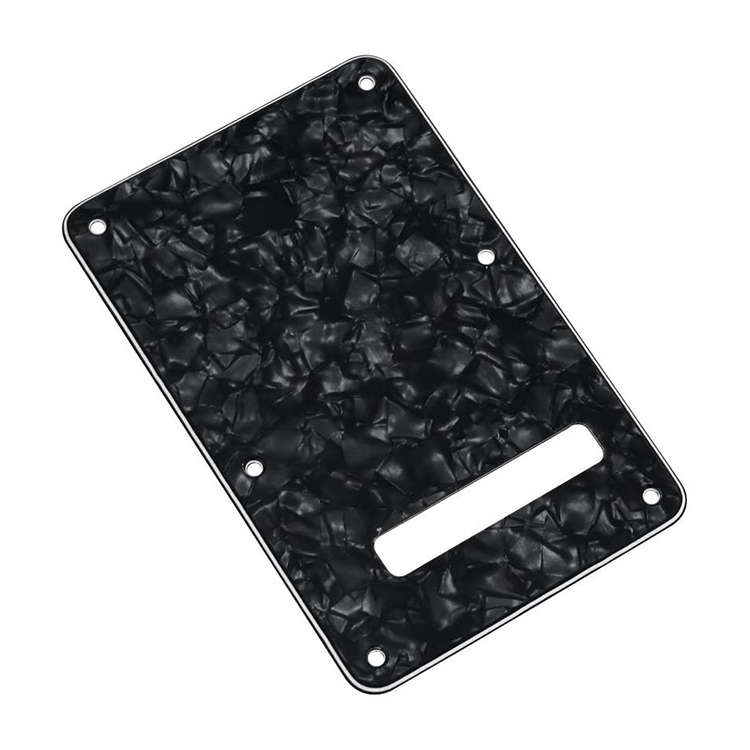 Black Pearloid Guitar Tremolo Cavity Cover Modern Style