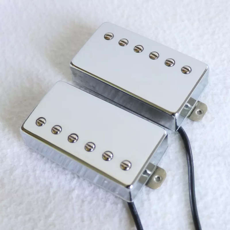 Chrome Karman AlNiCo 2 Humbucker Guitar Pickup (Single)