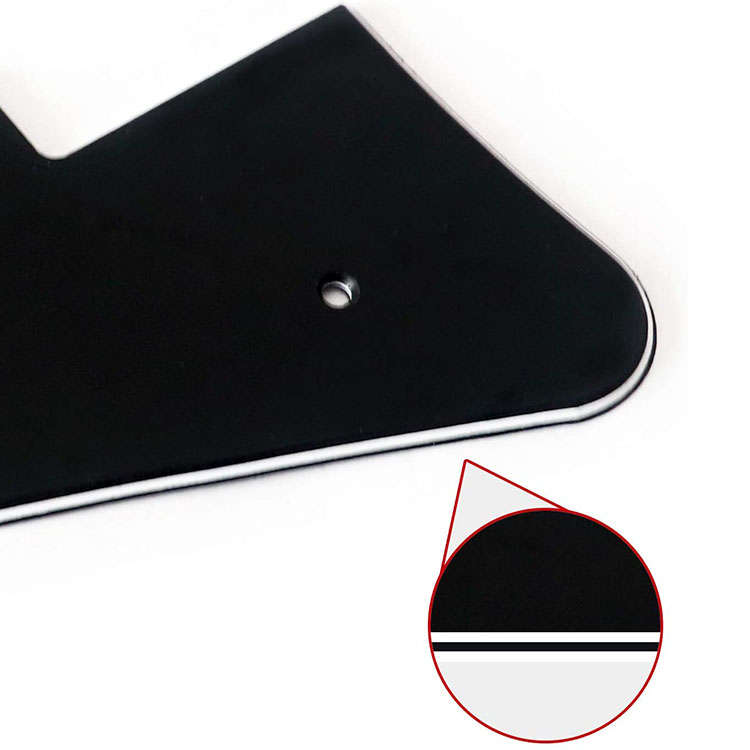 Black Les Paul Pickguard 3ply
