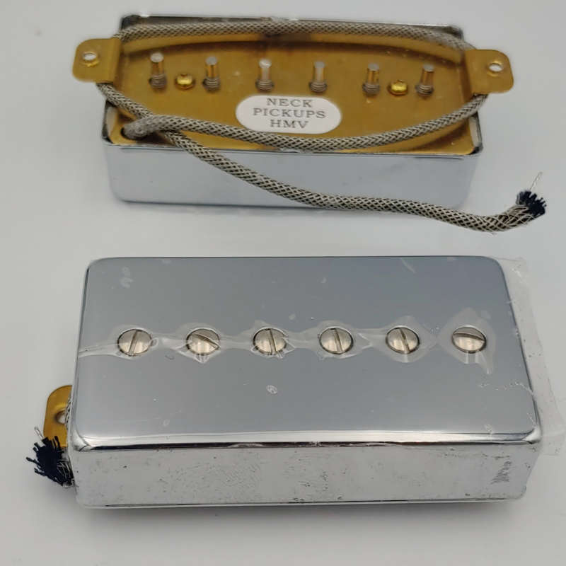 Chrome Karman P90 AlNiCo 5 Humbucker Sized Guitar Pickup (Single)