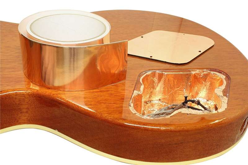 1m x 50mm Copper Foil Tape Double Sided Conductive Single Side Adhesive