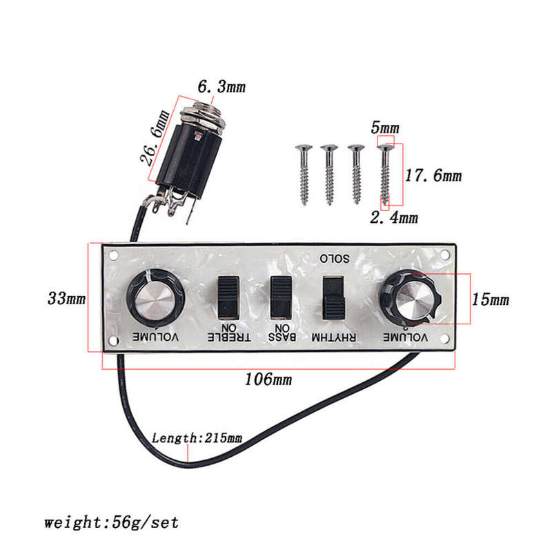 Pre-wired Hofner Electronics