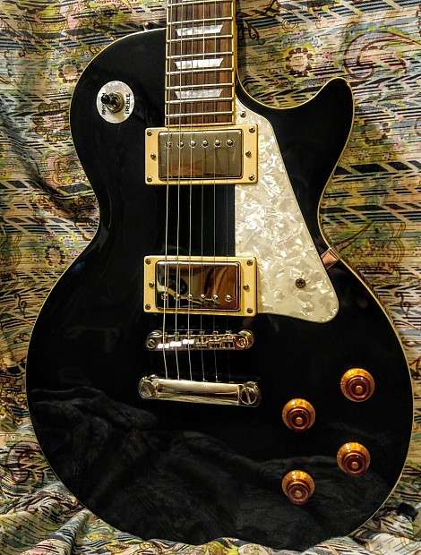Vintage White Pearloid Les Paul Pickguard 3ply