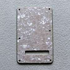 Vintage White Pearloid Guitar Tremolo Cavity Cover