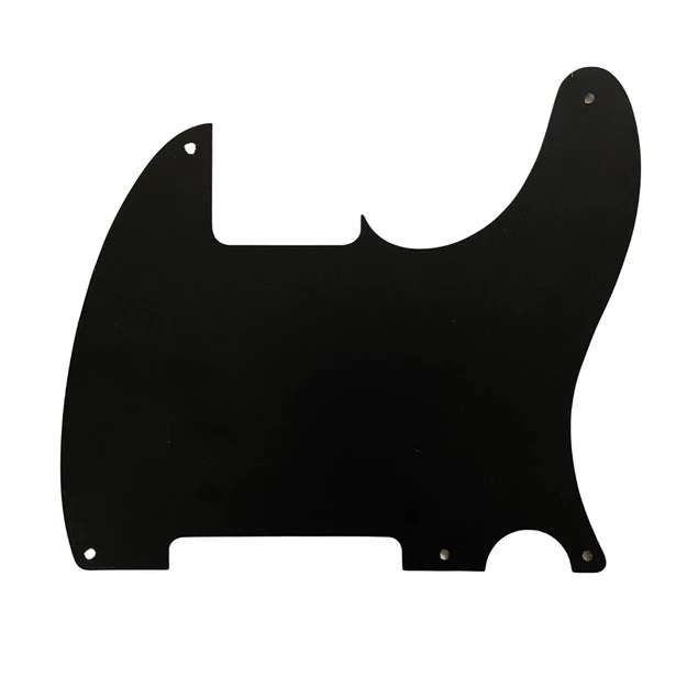 Black 1ply Esquire Telecaster Pickguard
