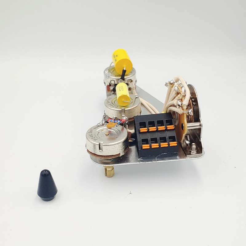 H/S/S with "Auto Split Mod" Prewired Electronic Assembly for Stratocaster type guitars - Solderless
