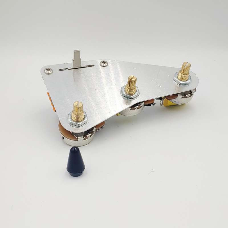 H/S/S with "Auto Split Mod" Prewired Electronic Assembly for Stratocaster type guitars - Solderless