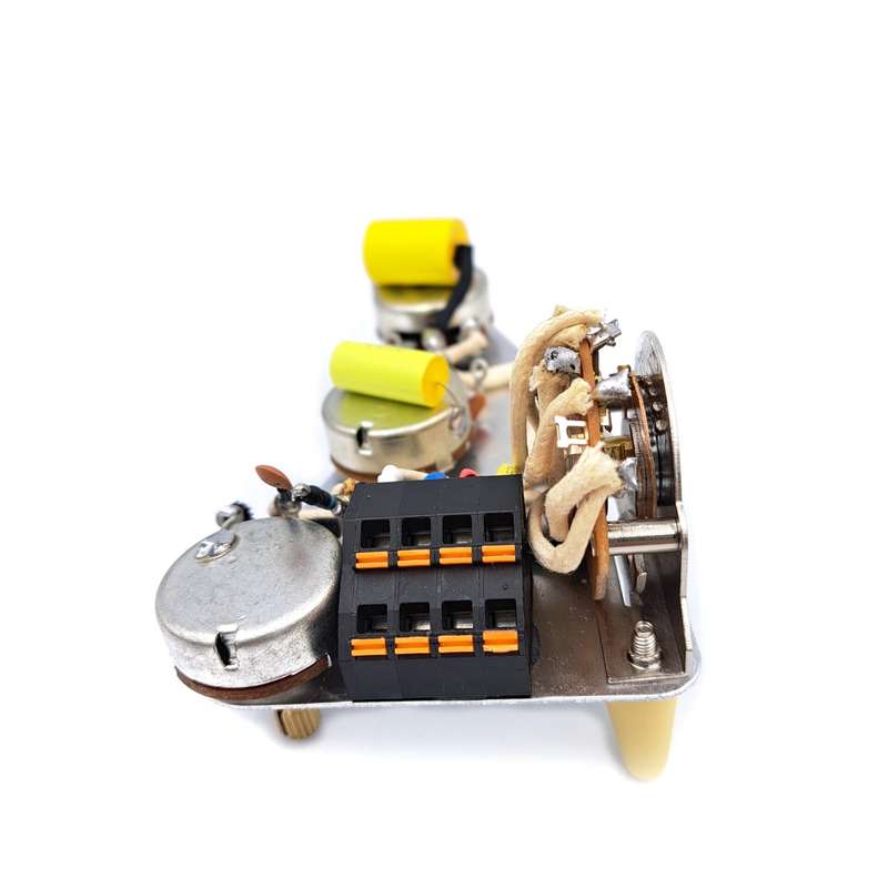H/S/S with "Auto Split Mod" Prewired Electronic Assembly for Stratocaster type guitars - Solderless
